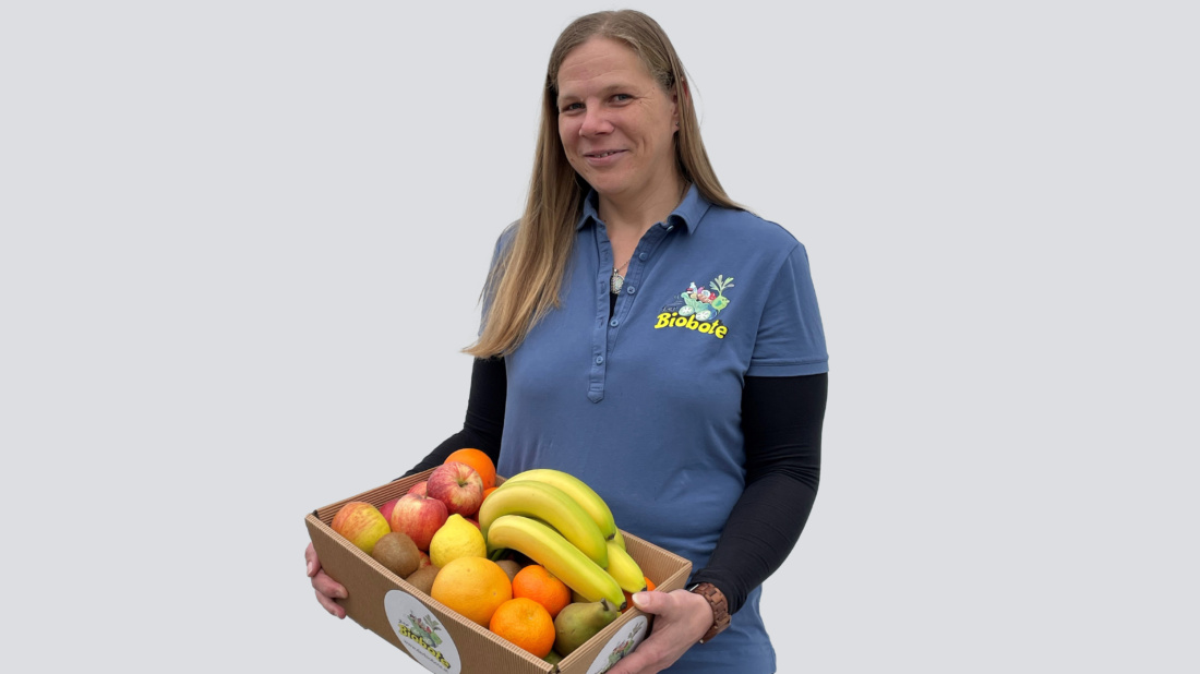 Maria Seger liefert Bio-Produkte frisch vor die Haustür.