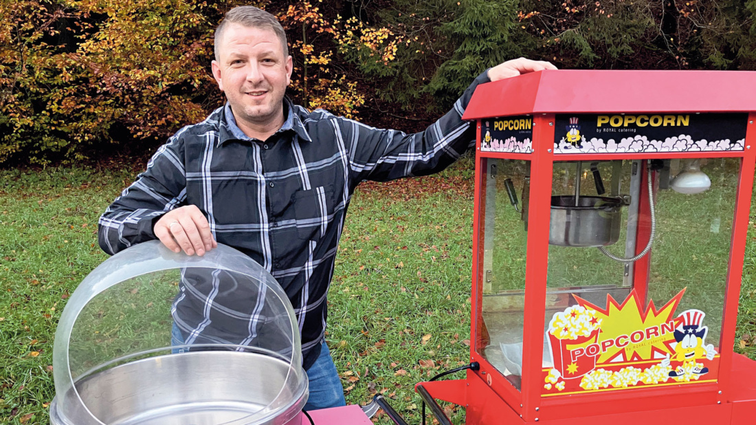 Johannes Schöffmann hat sich mit seinem Unternehmen auf Kinderunterhaltung spezialisiert.
