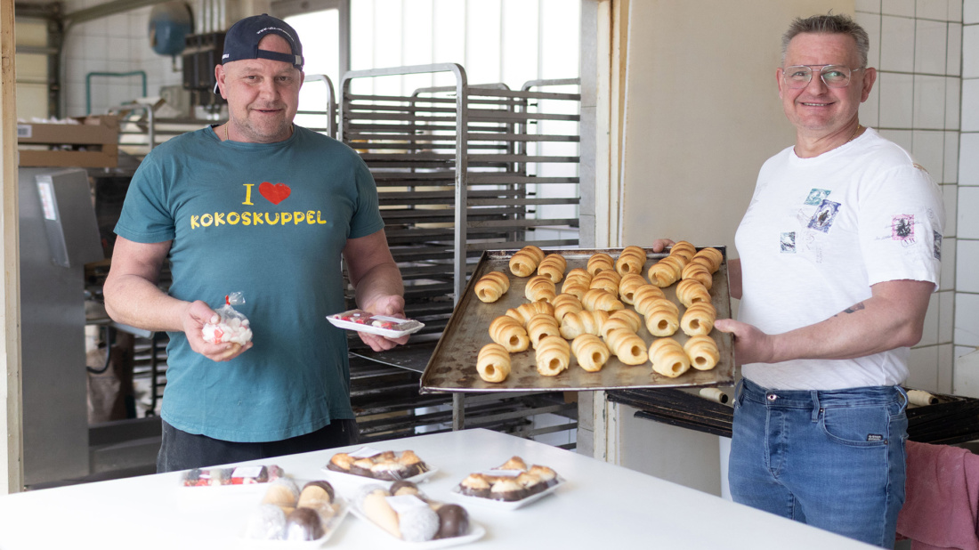 Brüder mit süßem Auftrag: Christoph und Anton Lukic.