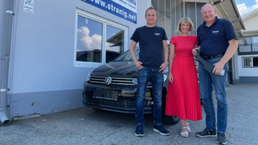 Führen das Unternehmen in dritter Generation: Andreas junior, Ulrike und Andreas Stranig senior (von links).